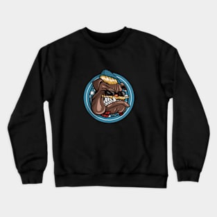 Francky, the bulldog - Hipster mode Crewneck Sweatshirt